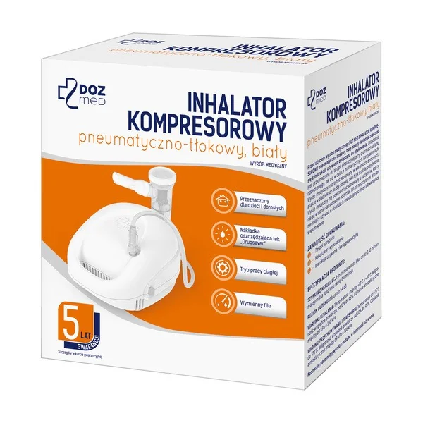 Inhalator Kompresowy pneumatyczno-tłokowy [DOZ Med] - DOZ Med