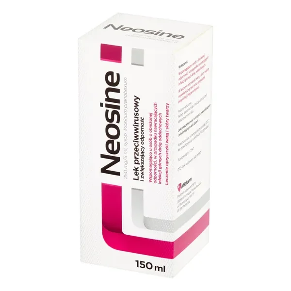 Inozyna pranobeks 250 mg/5 ml syrop 150 ml [Neosine] - Neosine