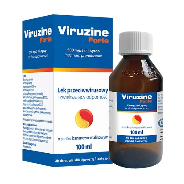 Inozyny pranobeks 500 mg/5 ml syrop 100 ml [Viruzine] - Viruzine