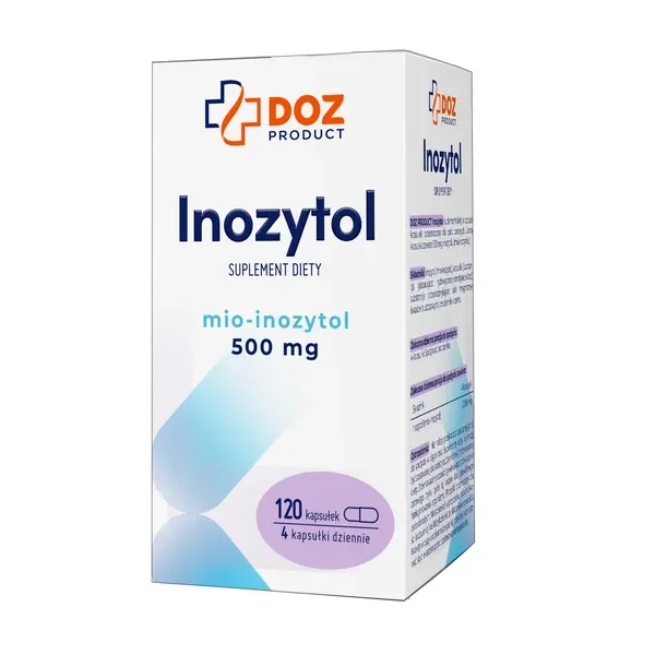 Inozytol 2000 mg 120 kapsułek [DOZ PRODUCT] - DOZ PRODUCT
