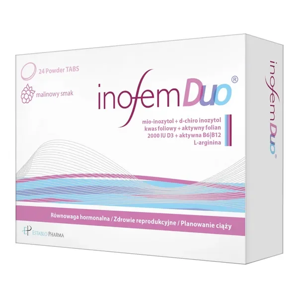 Inozytol 2000mg + D-chiro-inozytol 250mg 24 tabletki [Inofem] - Inofem