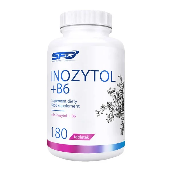 Inozytol 300 mg + Witamina B6 0,7 mg 180 tabletek [SFD] - SFD nutrition