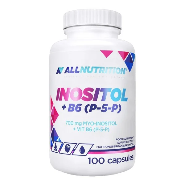 Inozytol + B6 750mg 100 kapsułek [ALLNUTRITION] - ALLNUTRITION