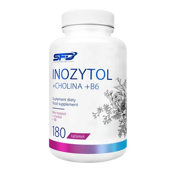 Inozytol + Cholina + B6 180 tabletek [SFD] - SFD nutrition