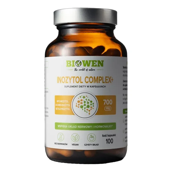 Inozytol Complex+ 700mg 100 kapsułek [Biowen] - Biowen