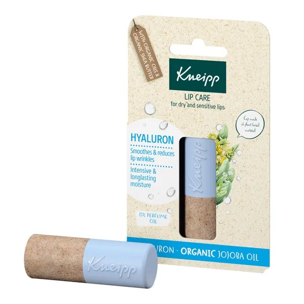 Intensywnie nawilżający balsam do ust z kwasem hialuronowym i olejem jojoba 4,7g [Kneipp] - Kneipp