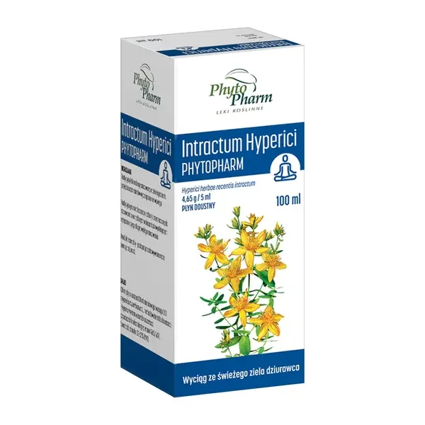 Intractum Hyperici etanolowy wyciąg ze świeżego ziela dziurawca 100 ml [PHYTOPHARM] - PHYTOPHARM