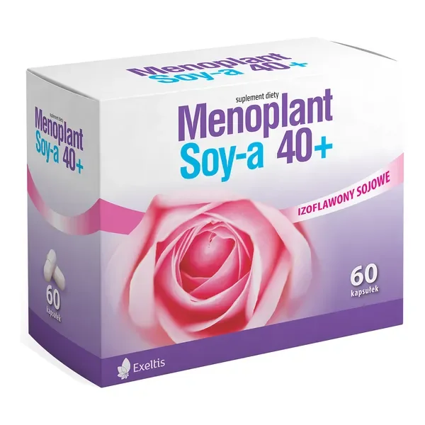 Izoflawony sojowe 35 mg 60 kapsułek [Menoplant soy-a] - Menoplant soy-a