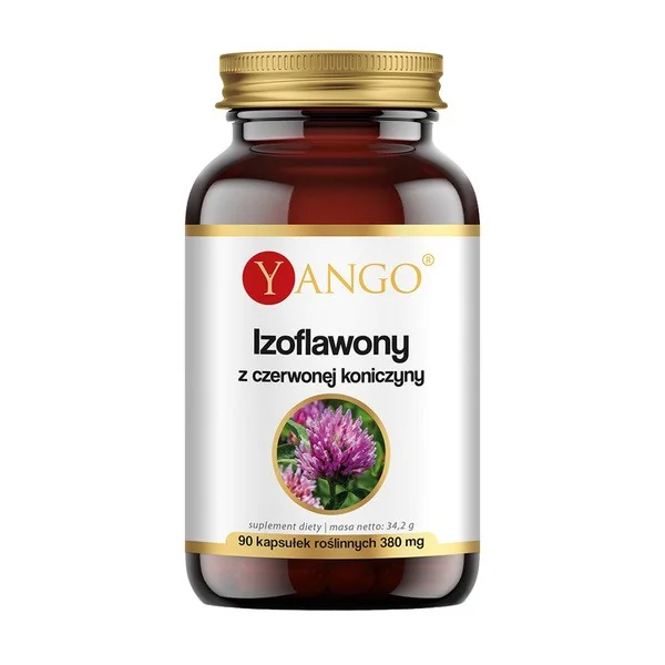 Izoflawony z czerwonej koniczyny 25 mg 90 kapsułek [Yango] - Yango