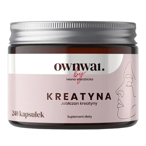 Jabłczan kreatyny 1750 mg 240 kapsułek [Ownwai] - Ownwai