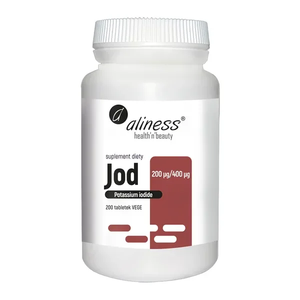 Jod 200 µg 200 tabletek [Aliness] - Aliness Health'N'Beauty