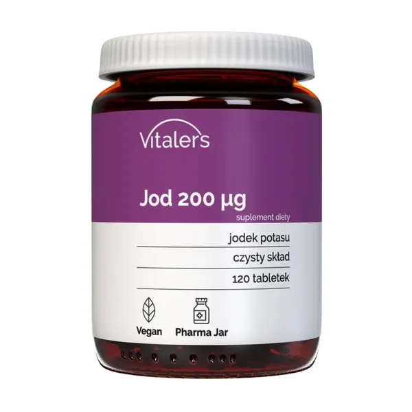 Jod 200 mcg 120 tabletek [Vitaler's] - Vitaler's