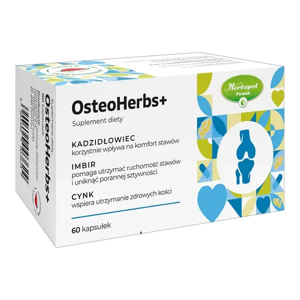 Kadzidłowiec + Imbir + Cynk 60 kapsułek [Herbs+] - Herbs+