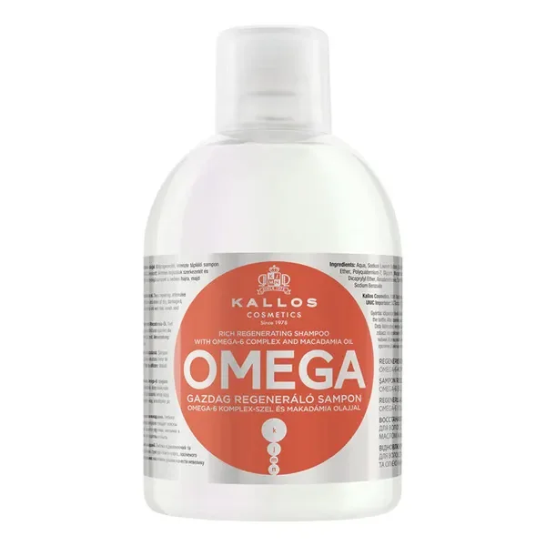 Kallos Omega szampon z kompleksem Omega-6 i olejem makadamia 1000ml [KJMN] - KJMN