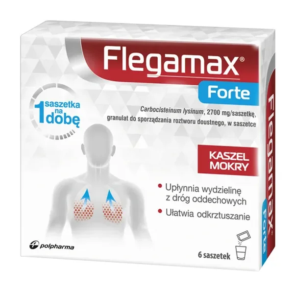 Karbocysteina 2700 mg 6 saszetek [Flegamax] - Flegamax