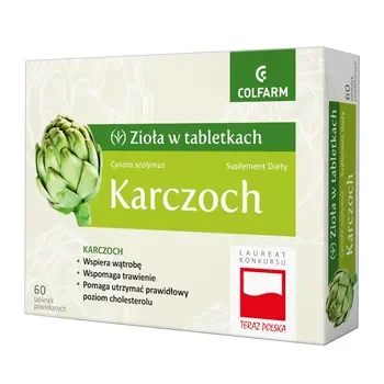 Karczoch 400 mg 30 tabletek [Colfarm] - Colfarm