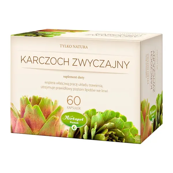 Karczoch Zwyczajny 800 mg 60 kapsułek [Herbapol] - Herbapol