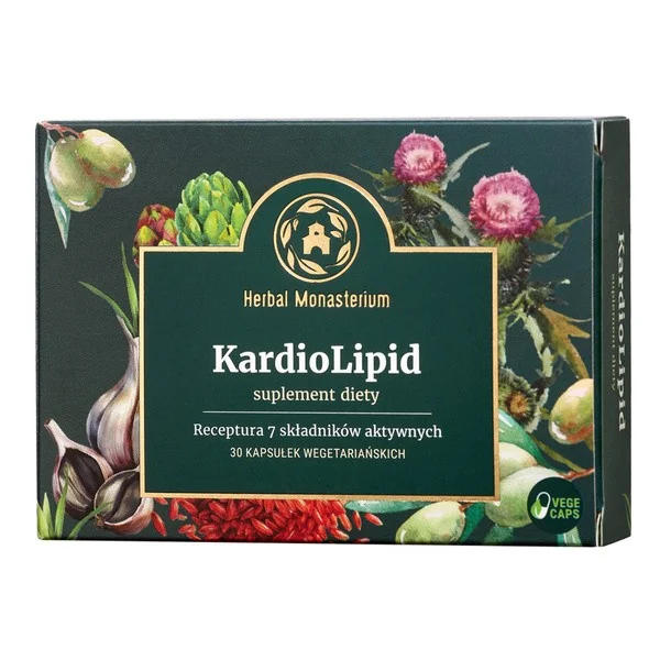 KardioLipid Kompleks na cholesterol 30 kapsułek [Herbal Monasterium] - Herbal Monasterium