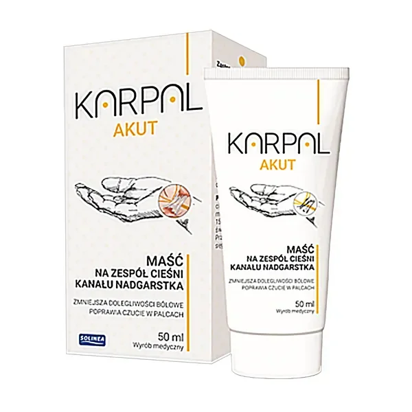 Karpal Akut maść na zespół cieśni kanału nadgarstka 50 ml [SYP EUROPE] - SYP EUROPE