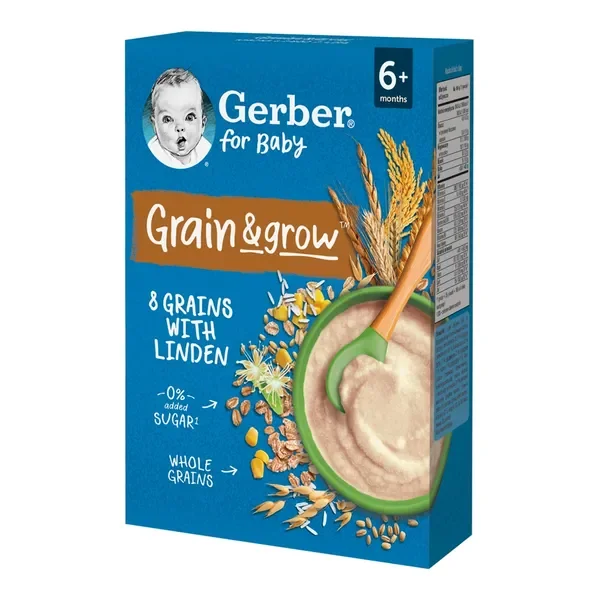 Kaszka 8 zbóż z lipą 200g [Gerber] - Gerber