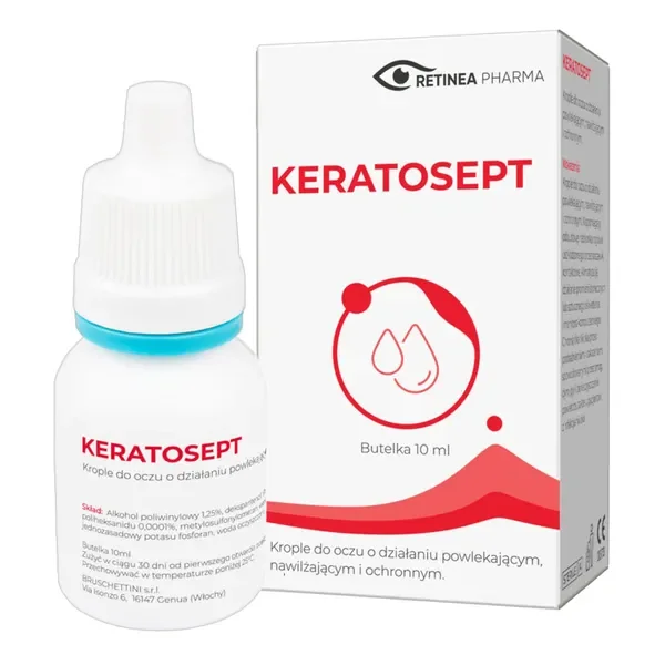Keratosept krople do oczu 10 ml [BRUSCHETTINI] - BRUSCHETTINI