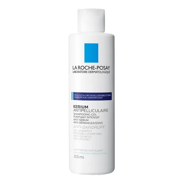 Kerium żelowy szampon przeciwłupieżowy 200ml [La Roche-Posay] - La Roche-Posay