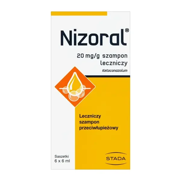 Ketokonazol 20 mg/g szampon 6 saszetek [Nizoral] - Nizoral