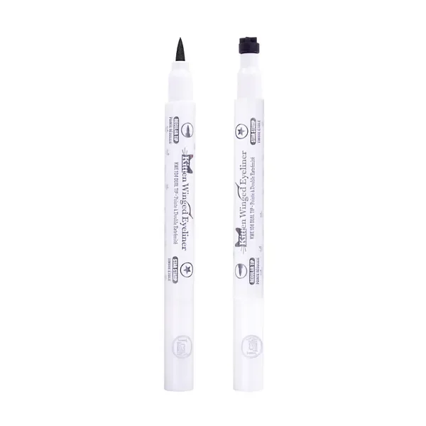 Kitten Winged Eyeliner w pisaku + aplikator ze stemplem gwiazdki 104 Dual Tip 2g [J.Cat Beauty] - J.Cat Beauty