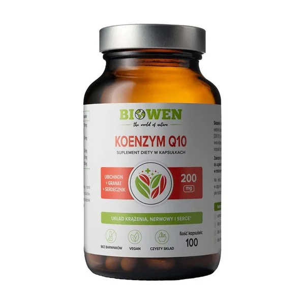 Koenzym Q10 100 mg 100 kapsułek [Biowen] - Biowen