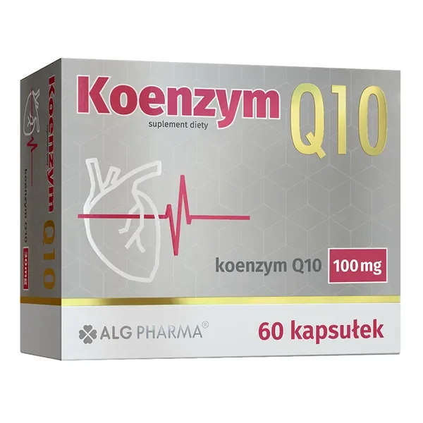 Koenzym Q10 100 mg 60 kapsułek [Alg Pharma] - Alg Pharma