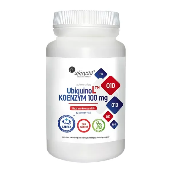 Koenzym Q10 100 mg 60 kapsułek [Aliness] - Aliness Health'N'Beauty