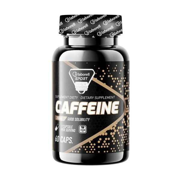 Kofeina 200 mg 60 kapsułek [Laborell] - Laborell