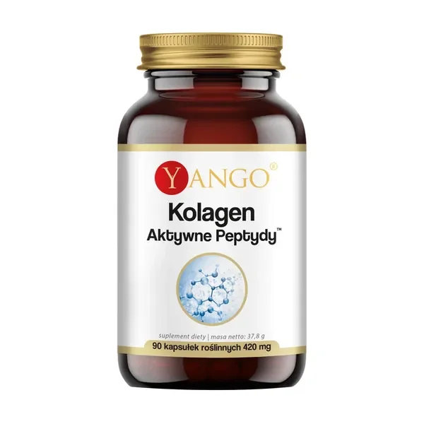 Kolagen aktywne peptydy 1240 mg 90 kapsułek [Yango] - Yango