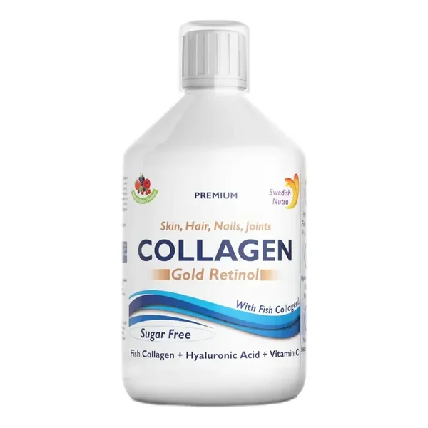 Kolagen Gold Retinol 12500mg płyn 500ml [Swedish Nutra] - Swedish Nutra