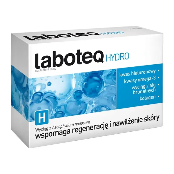 Kolagen + Kwas hialuronowy + Omega-3 30 tabletek [Laboteq] - Laboteq