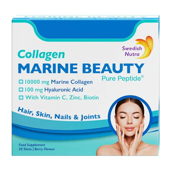 Kolagen morski 10000 mg 20 x 25 ml [Swedish Nutra] - Swedish Nutra