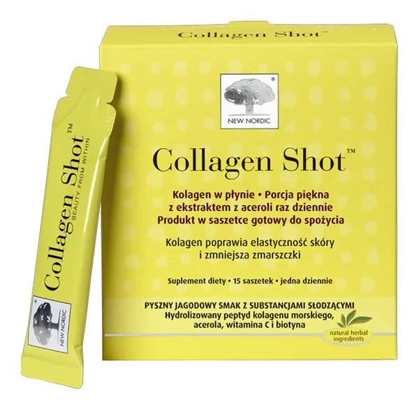 Kolagen morski 5000mg 15 saszetki [New Nordic] - New Nordic