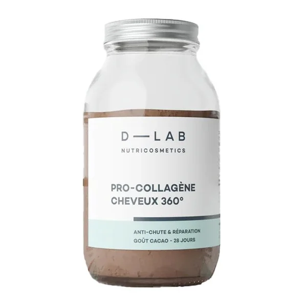 Kolagen morski hydrolizowany + Keratyna + Witamina C + B6 + Biotyna 164,2g [D-LAB] - D-LAB