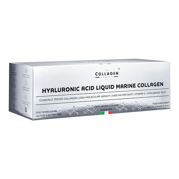 Kolagen morski VERISOL 5000 mg z kwasem hialuronowym 20 mg i witaminą C 80 mg, 10 buteleczek [The Collagen Company] - The Collagen Company