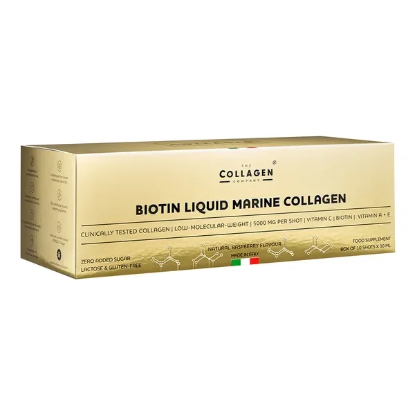 Kolagen Morski VERISOL 5000mg z Biotyną 60µg 10x30ml [The Collagen Company] - The Collagen Company