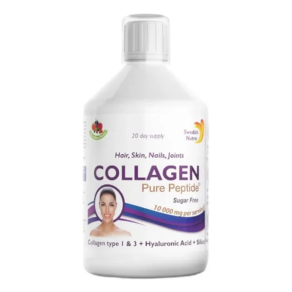 Kolagen Pure Peptide płyn 500ml [Swedish Nutra] - Swedish Nutra