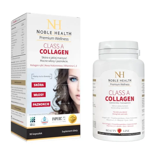 Kolagen rybi 400mg 90 kapsułek [Class A Collagen] - Class A Collagen