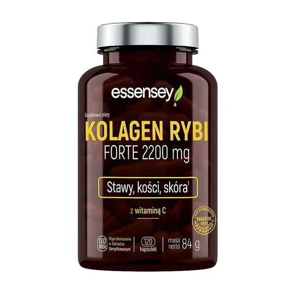 Kolagen Rybi Forte 2200 mg 120 kapsułek [Essensey] - Essensey