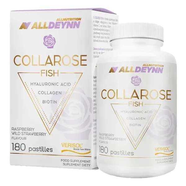 Kolagen rybi VERISOL 1667mg + Witamina C + Kwas hialuronowy + Biotyna 180 pastylek [ALLNUTRITION] - ALLNUTRITION
