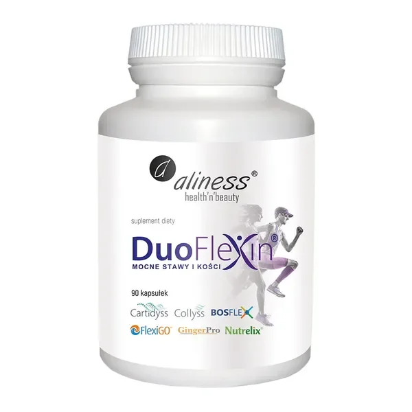 Kolagen rybi z chondroityną i glukozaminą 90 kapsułek [Aliness] - Aliness Health'N'Beauty