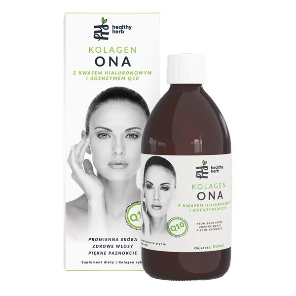 Kolagen rybi z witaminami B i ekstraktami roślinnymi 500ml [Healthy Herb] - Healthy Herb