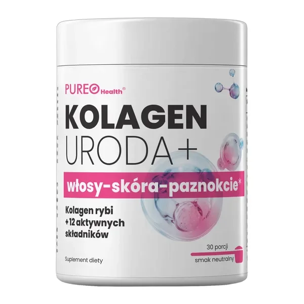 Kolagen Uroda+ 3000mg proszek 114g [Pureo Health] - Pureo Health