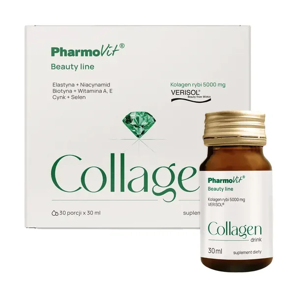 Kolagen VERISOL 5000mg + Witamina C + Cynk 30x30ml [Pharmovit] - Pharmovit