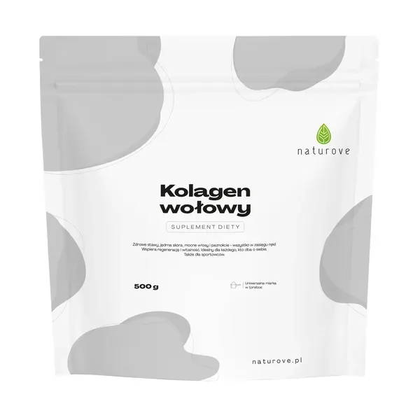 Kolagen wołowy 10000 mg 500 g [Naturove] - Naturove
