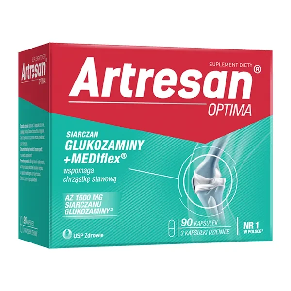 Kolagen z glukozaminą 90 kapsułek [Artresan] - Artresan